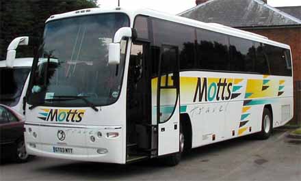 Transbus Panther Volvo B12B Motts Travel